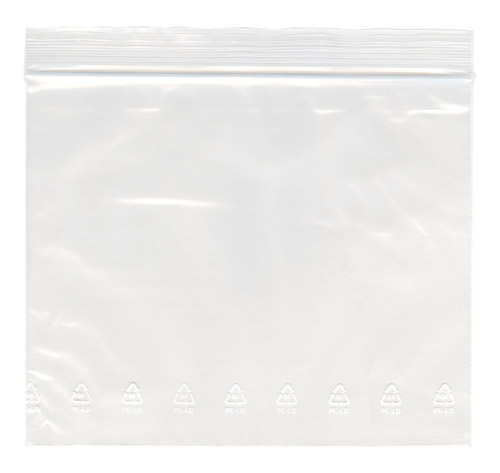 100 Druckverschlussbeutel 80x120 Mm, Extra Stark 90 My - Transparent, Wiederverschließbar