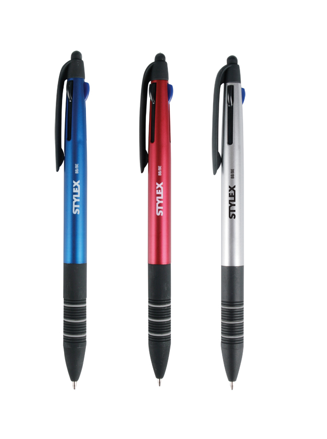 Druckbleistift Kugelschreiber 4 verschiedene Farben 4x Metall Schreibset